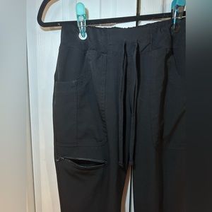 Womens Black Scrub Joggers